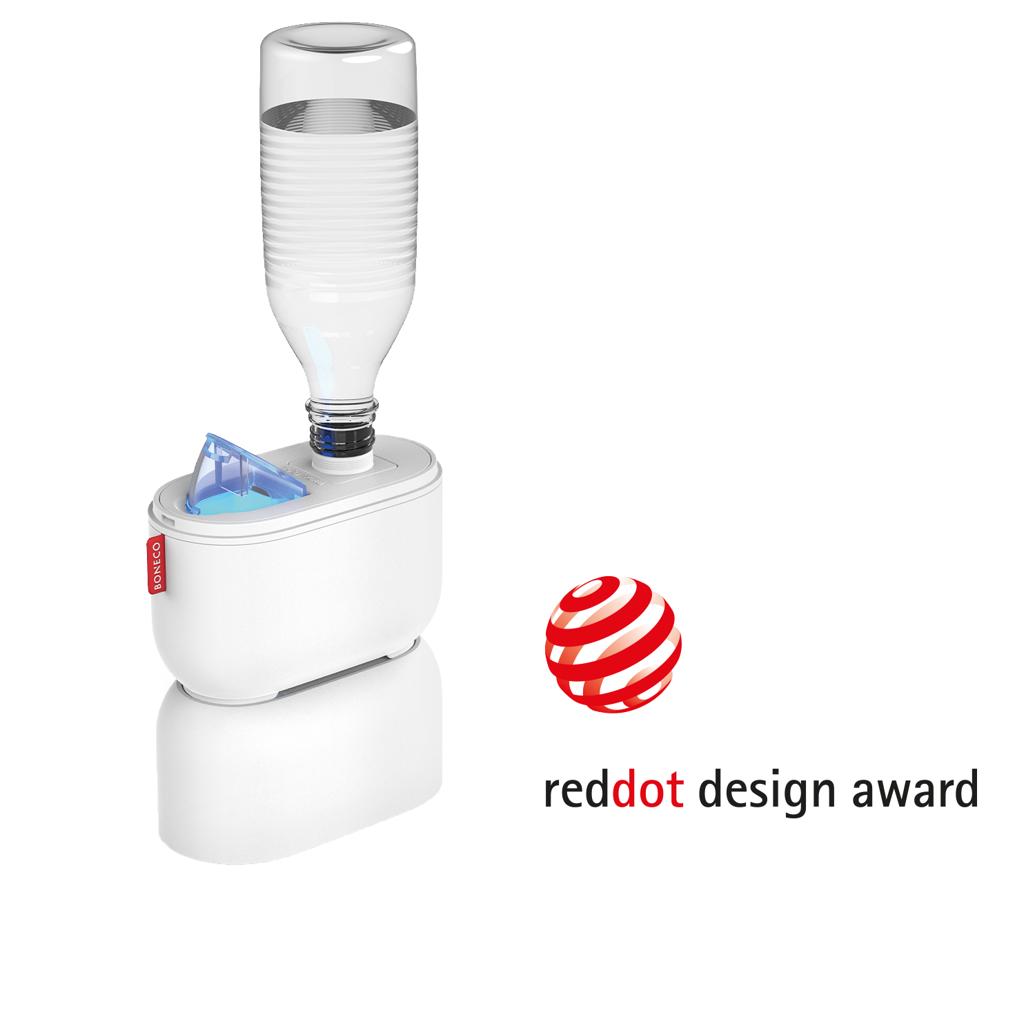 U100 Travel Ultrasonic Humidifier BONECO reddotdesign award
